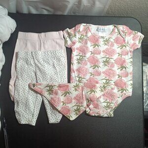 Nicole Miller NY bundle 3-6M Pink and Flowers